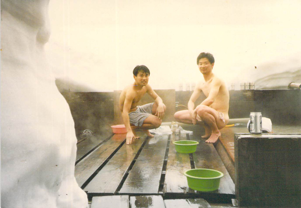 森田さんから提供いただきました。1991年平成3年3月30日　旧総湯